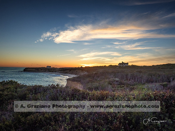 Tick Hall from Amsterdam Beach Bluffs, Montauk