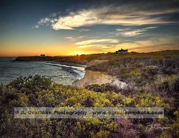 Tick Hall from Amsterdam Beach Bluffs, Montauk