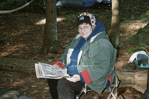 Camping lake Wakonda 2001