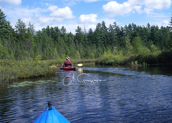 Kayaking Adirondacks 2009